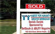 Habitat For Humanity Sold Sign
