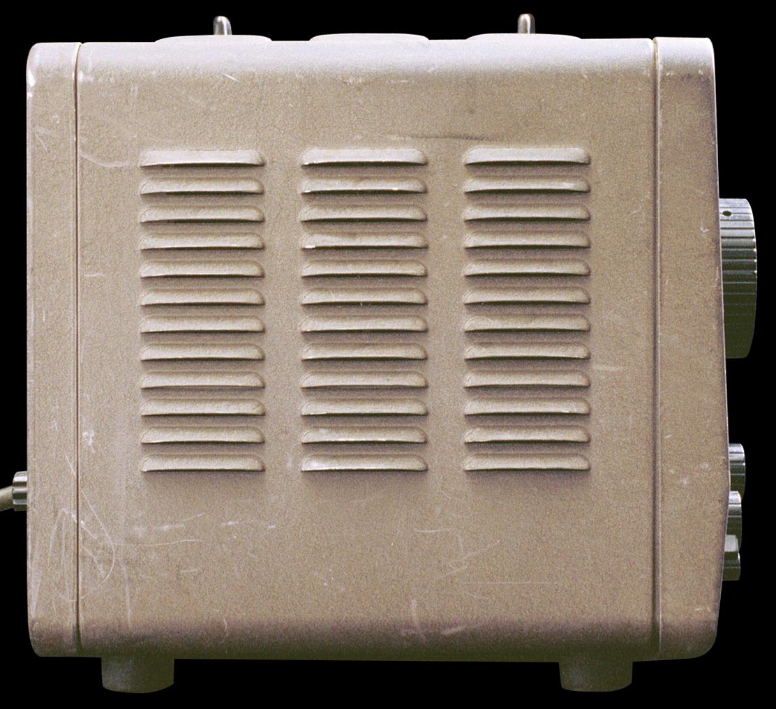 Model 200AB audio oscillator - left side.