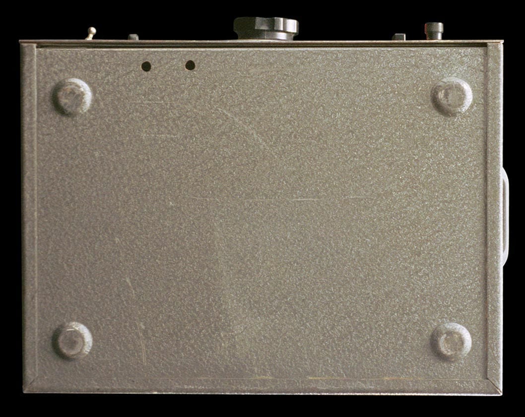 Bill Hewlett's Prototype Resistance-Capacity Oscillator - bottom view.