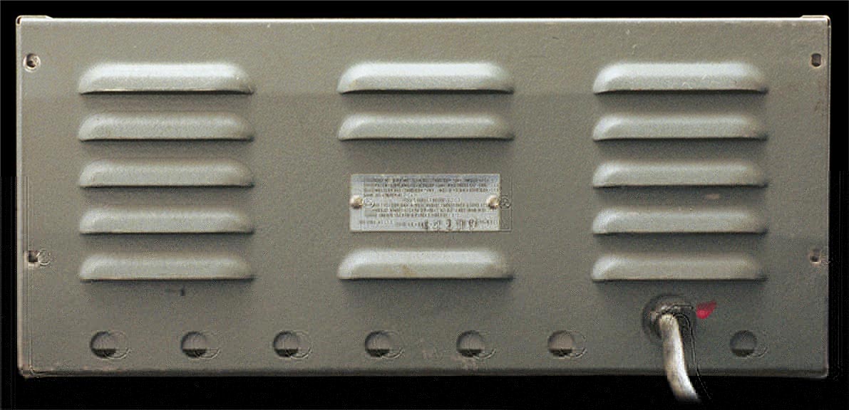 Model 200B audio oscillator - back view.