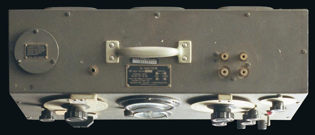 Boonton Q-Meter Type 160-A - top view.