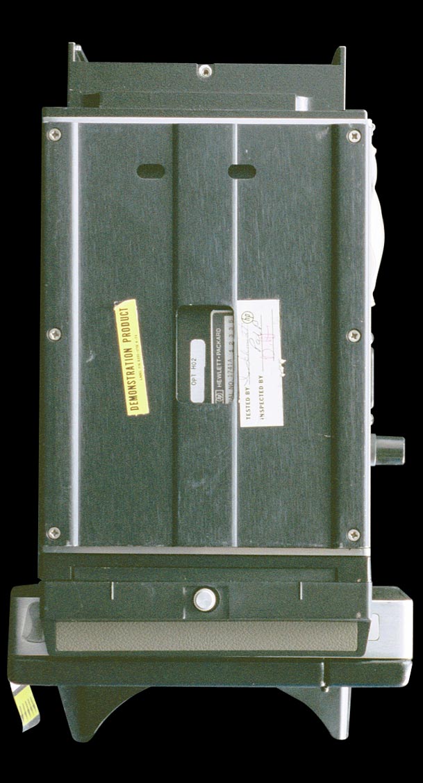 Hewlett-Packard 197A oscilloscope camera   - bottom view.