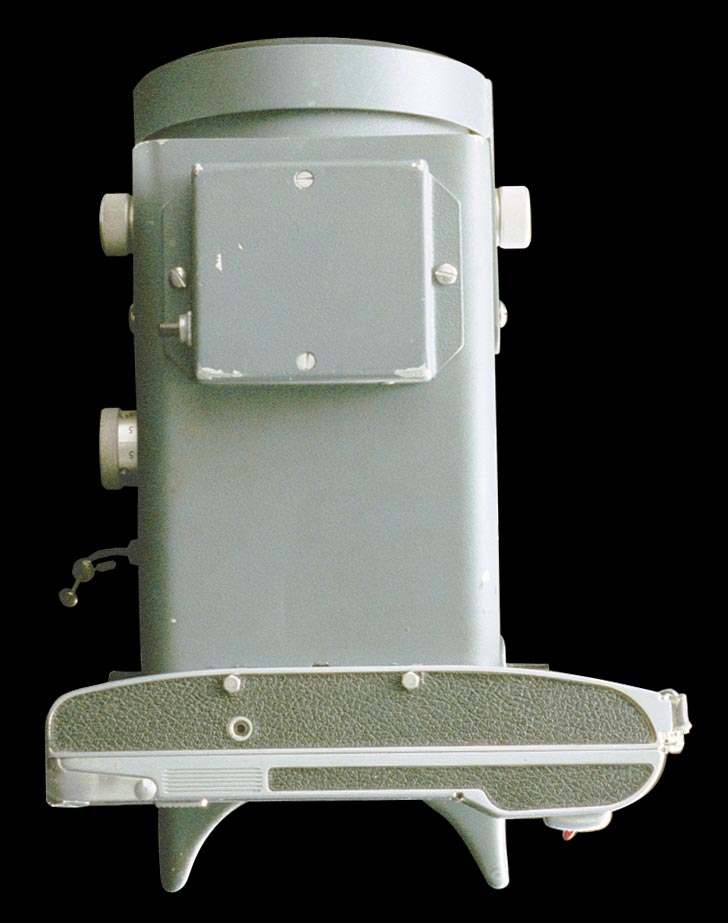 Hewlett-Packard 196B oscilloscope camera - close up.