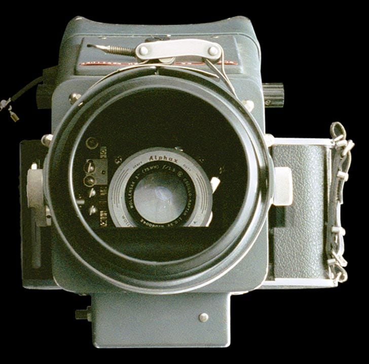 Hewlett-Packard 196B oscilloscope camera - front view.