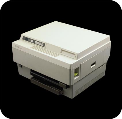 Hewlett-Packard LaserJet Printer - 3/4 view.