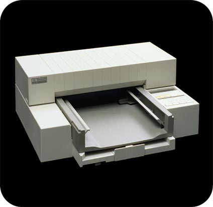 Hewlett-Packard DeskJet Printer - 3/4 view.