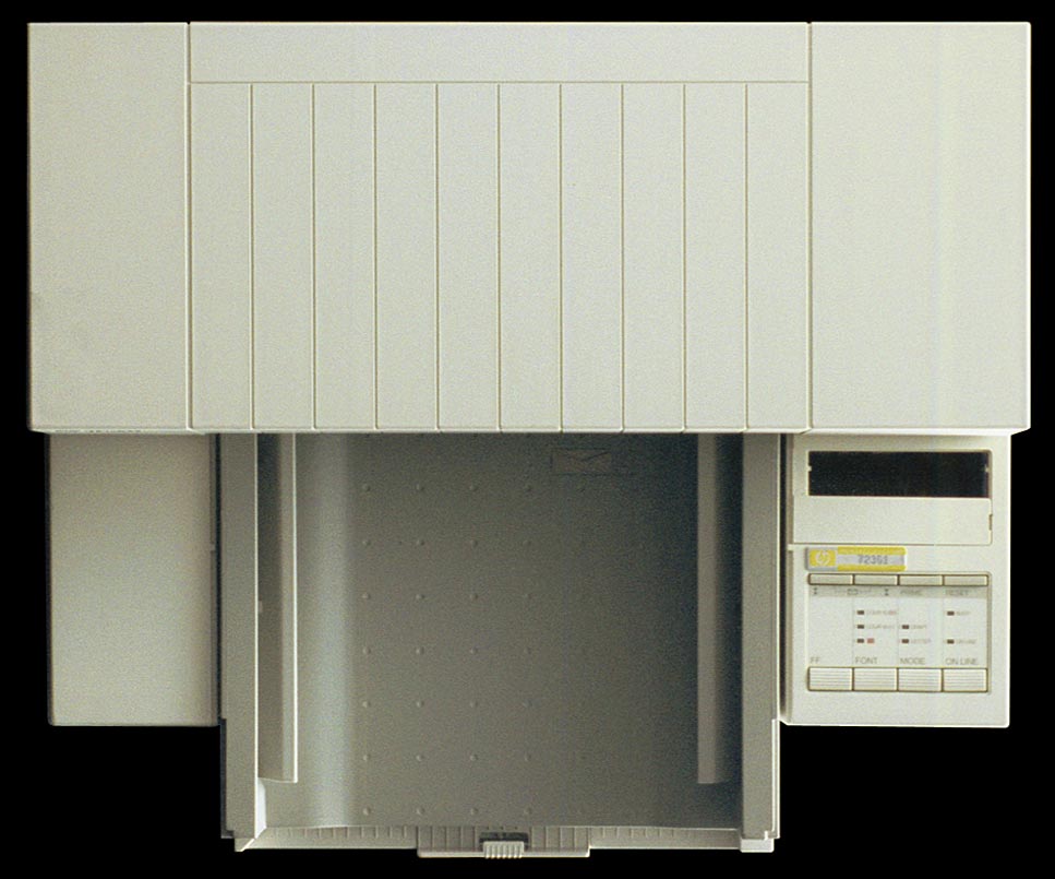 Hewlett-Packard DeskJet Printer - top view.