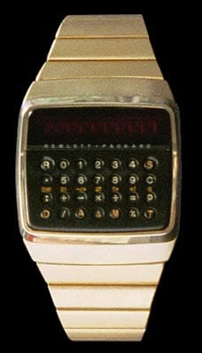 Hewlett-Packard-01 wrist instrument - front view.