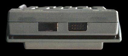 Hewlett-Packard 38G student graphic calculator - back view.