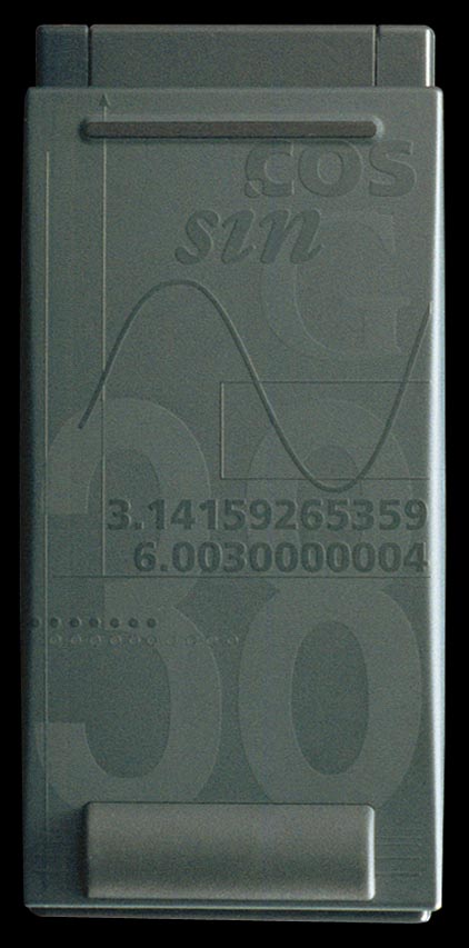 Hewlett-Packard 38G student graphic calculator - bottom view.