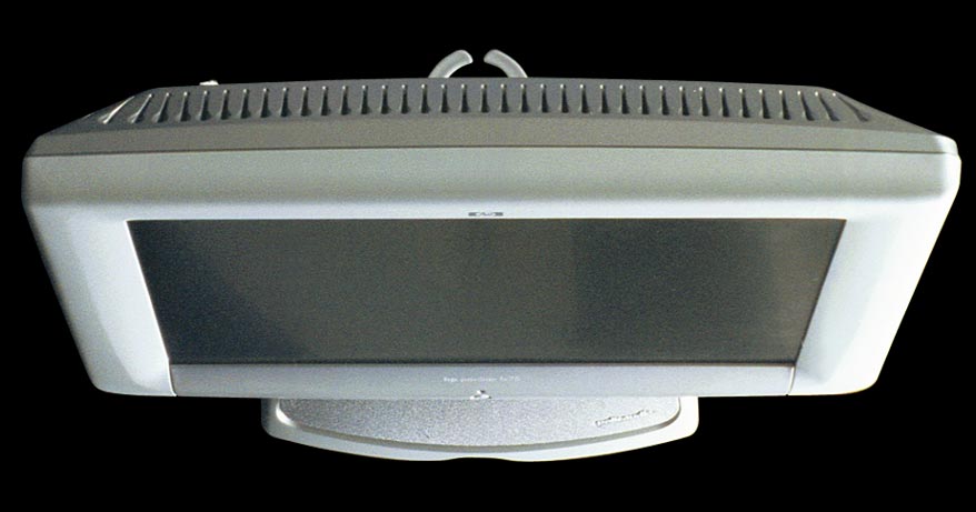 Hewlett-Packard pavilion 2000 (Japanese version): monitor - top view.