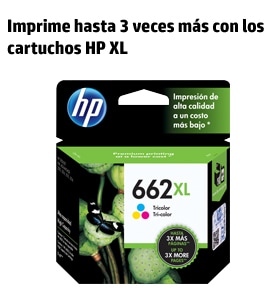 Imprime hasta 3 veces más con los cartuchos HP XL