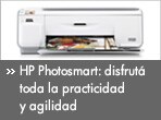 HP Photosmart: disfrutá toda la practicidad y agilidad.