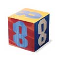 Numbered gift box 8