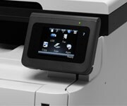 HP LaserJet Pro 300 touchscreen