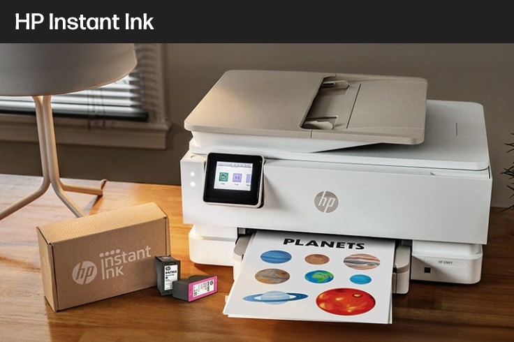 Save up to 50% on ink with instant ink