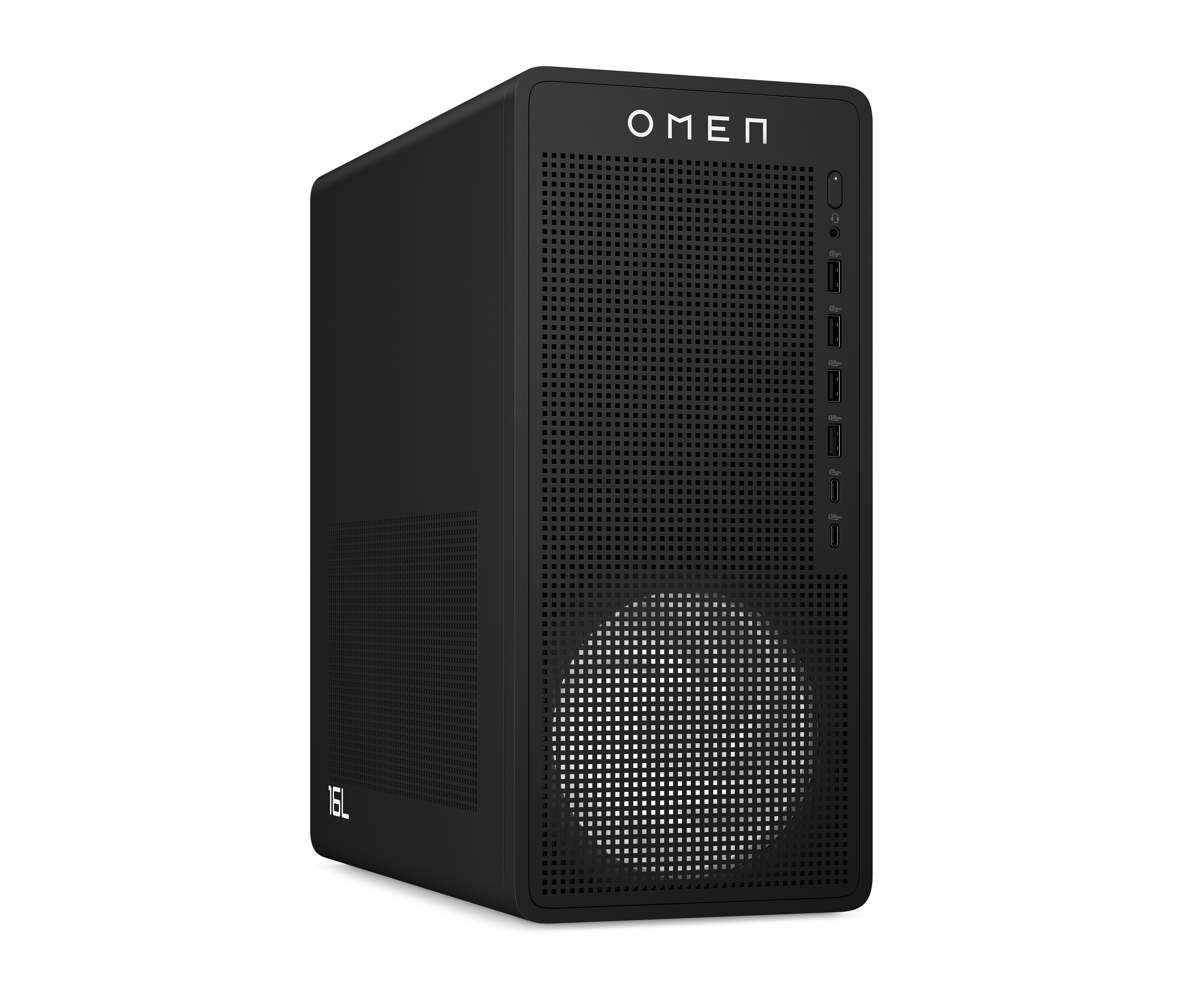 HP OMEN 16L PC de Bureau Gaming - TG03-0008nb - Black - RX 9060 XT - CM8X6EA#UUG