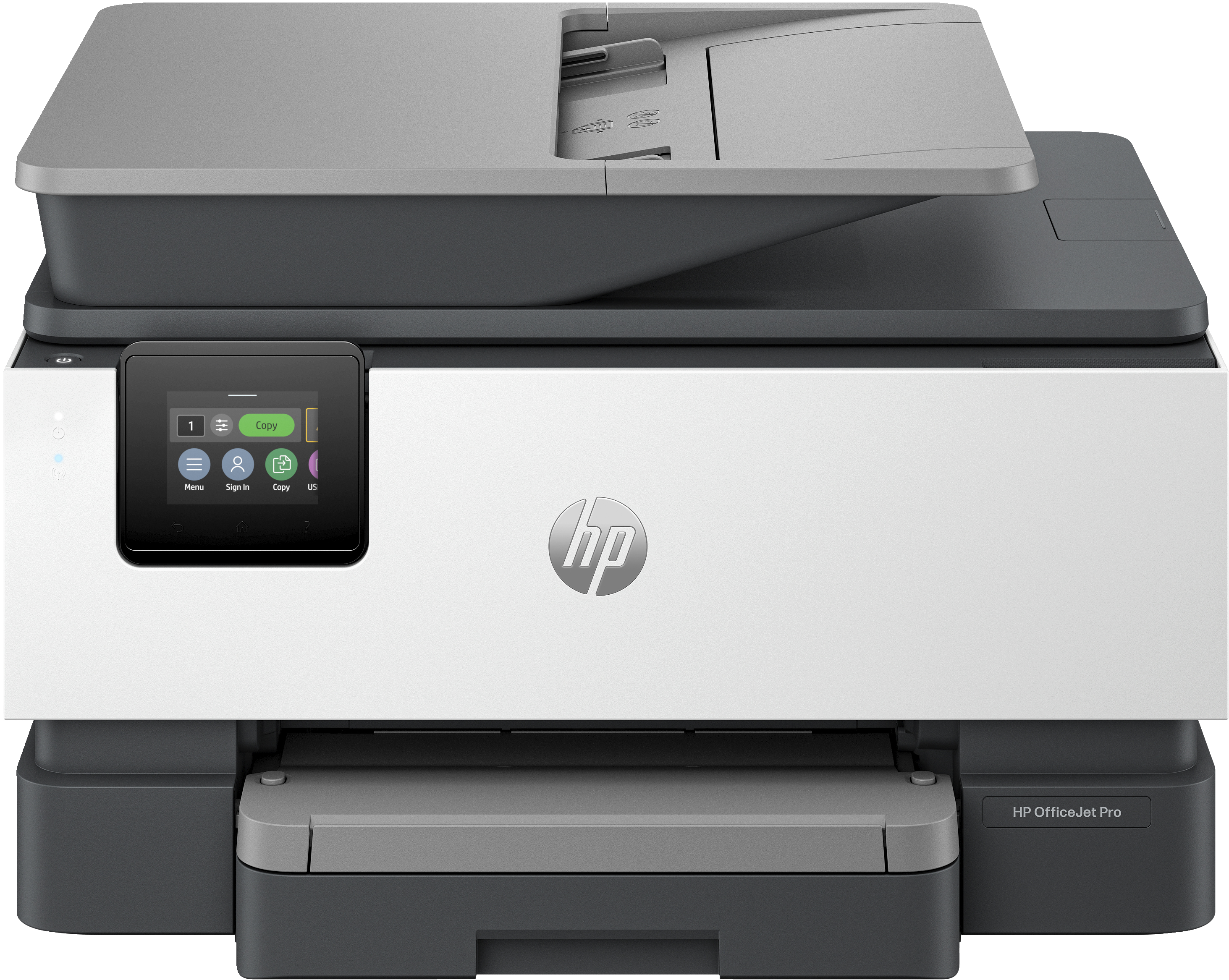 Imprimante tout-en-un HP OfficeJet Pro 9120b avec 3 mois d'Instant Ink via HP+ | 4V2N0B#629 | Center facing