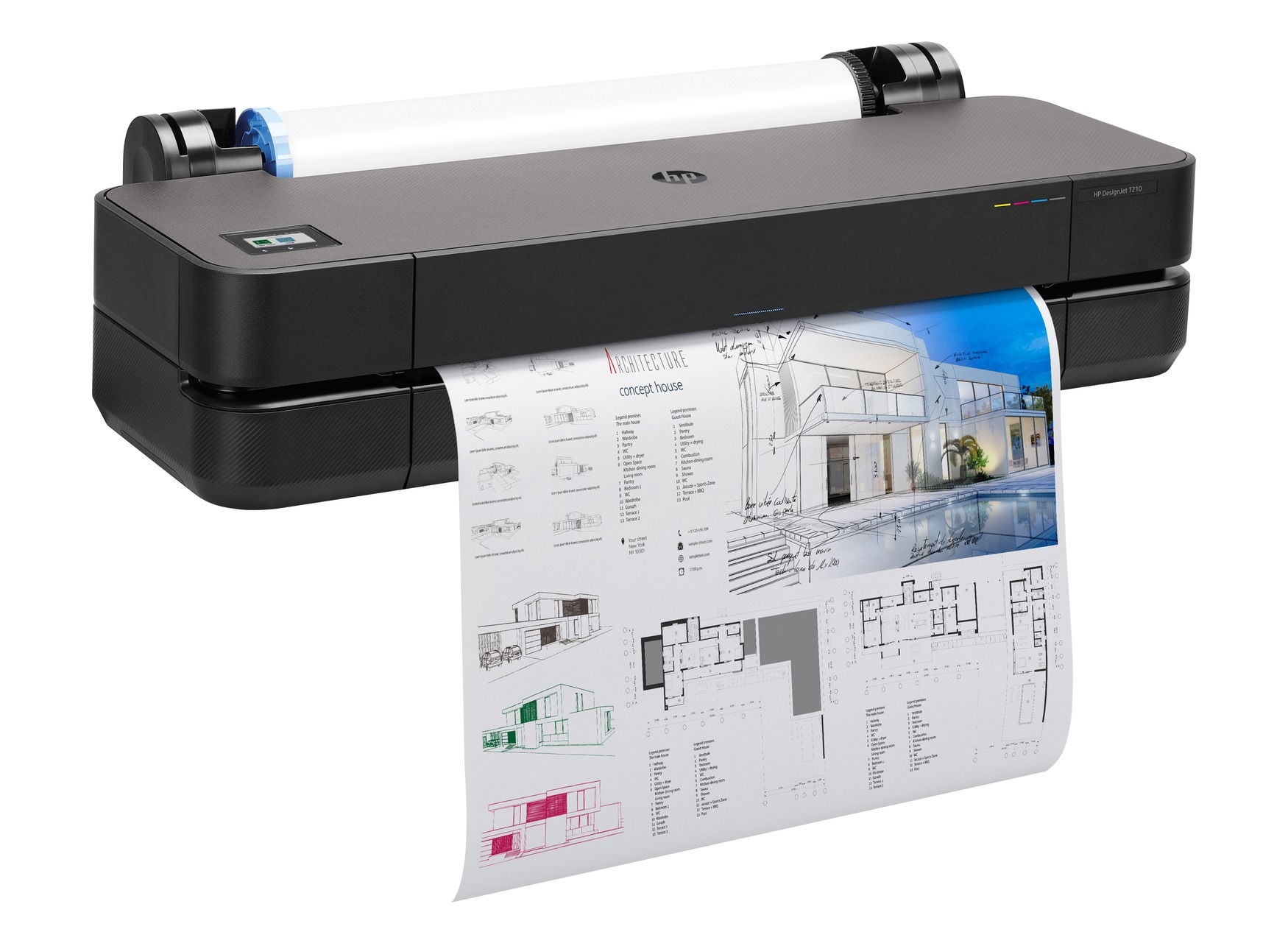 Imprimante traceur compacte grand format sans fil HP DesignJet