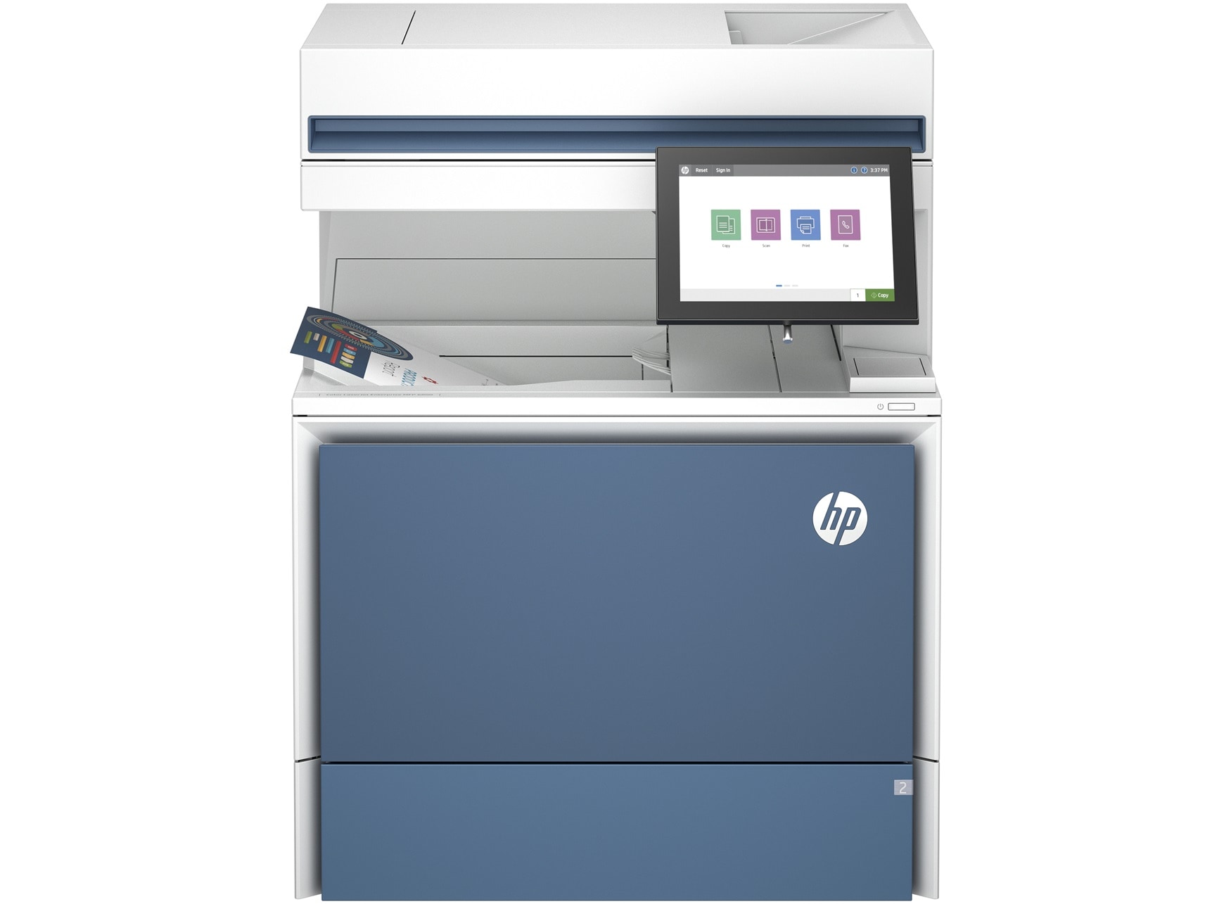 Image of HP Color LaserJet Enterprise MFP 6800dn Printer