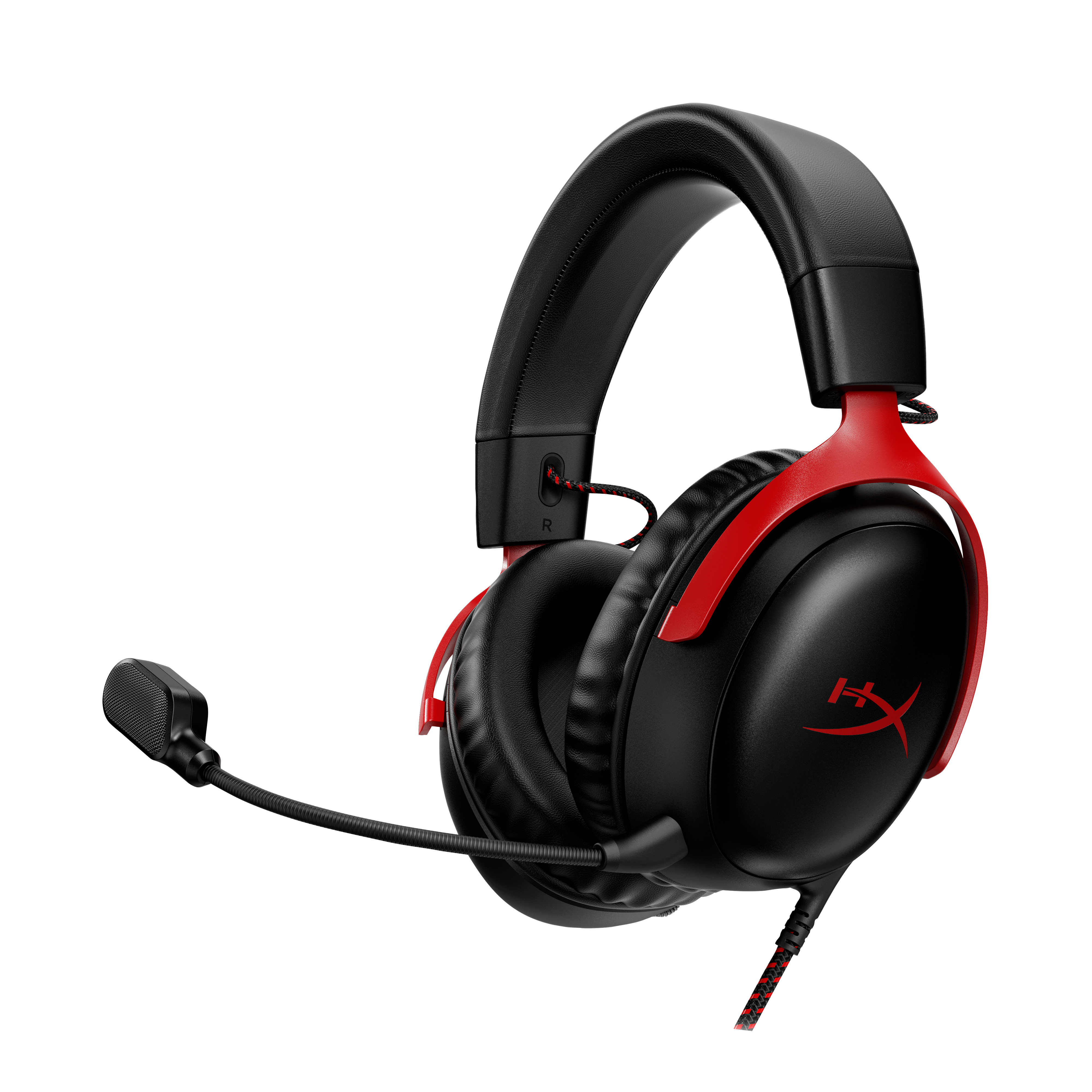 HyperX Cloud III – Casque de jeu (Noir-Rouge) | 727A9AA# | Center facing