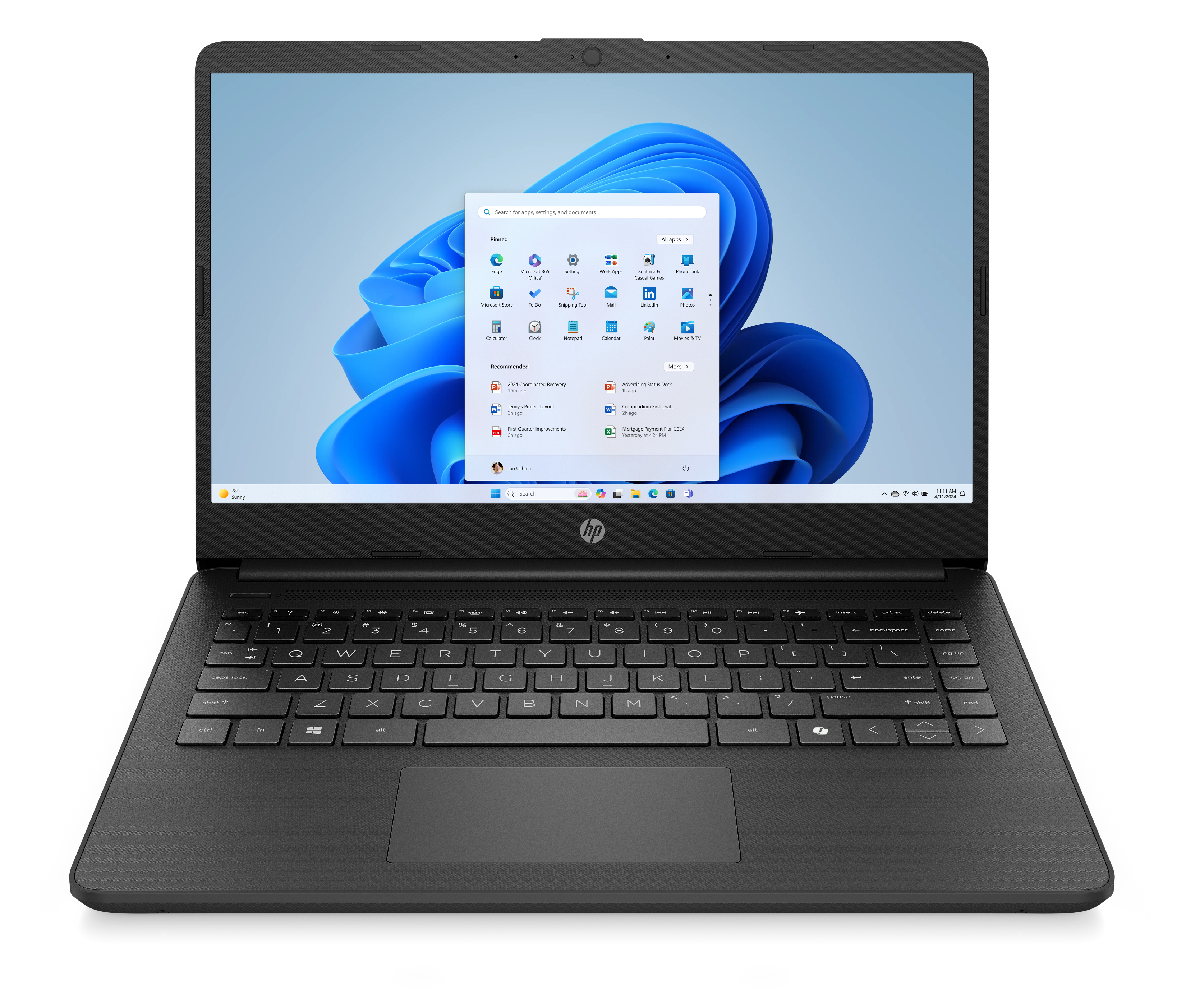 HP 14-dq6000ca Laptop | B6MG0UA#ABL | Notebook | Center facing