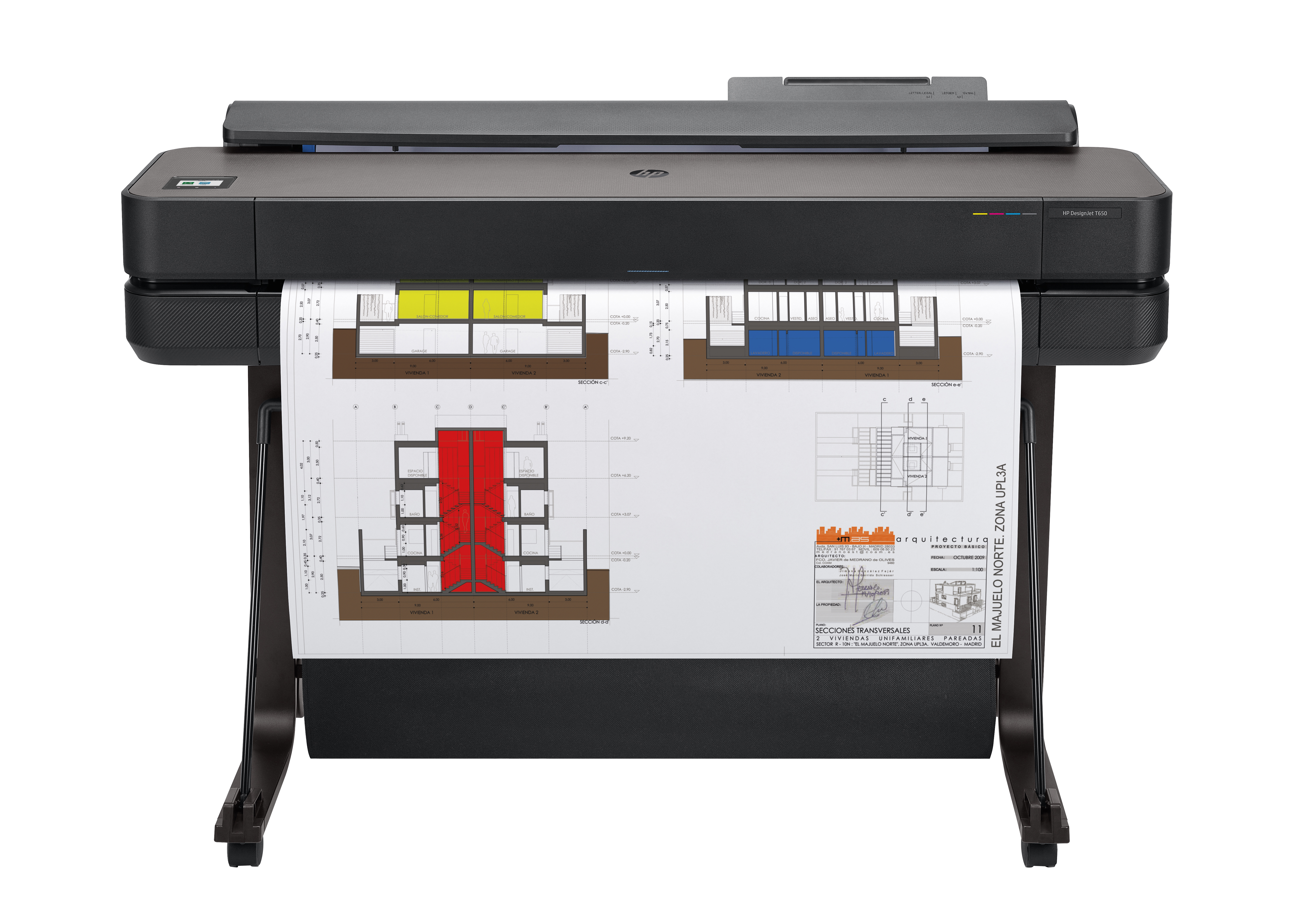 Imprimante HP DesignJet T650 36 po Édition 2025 avec garantie de 2 ans (5HB10T#B1K)