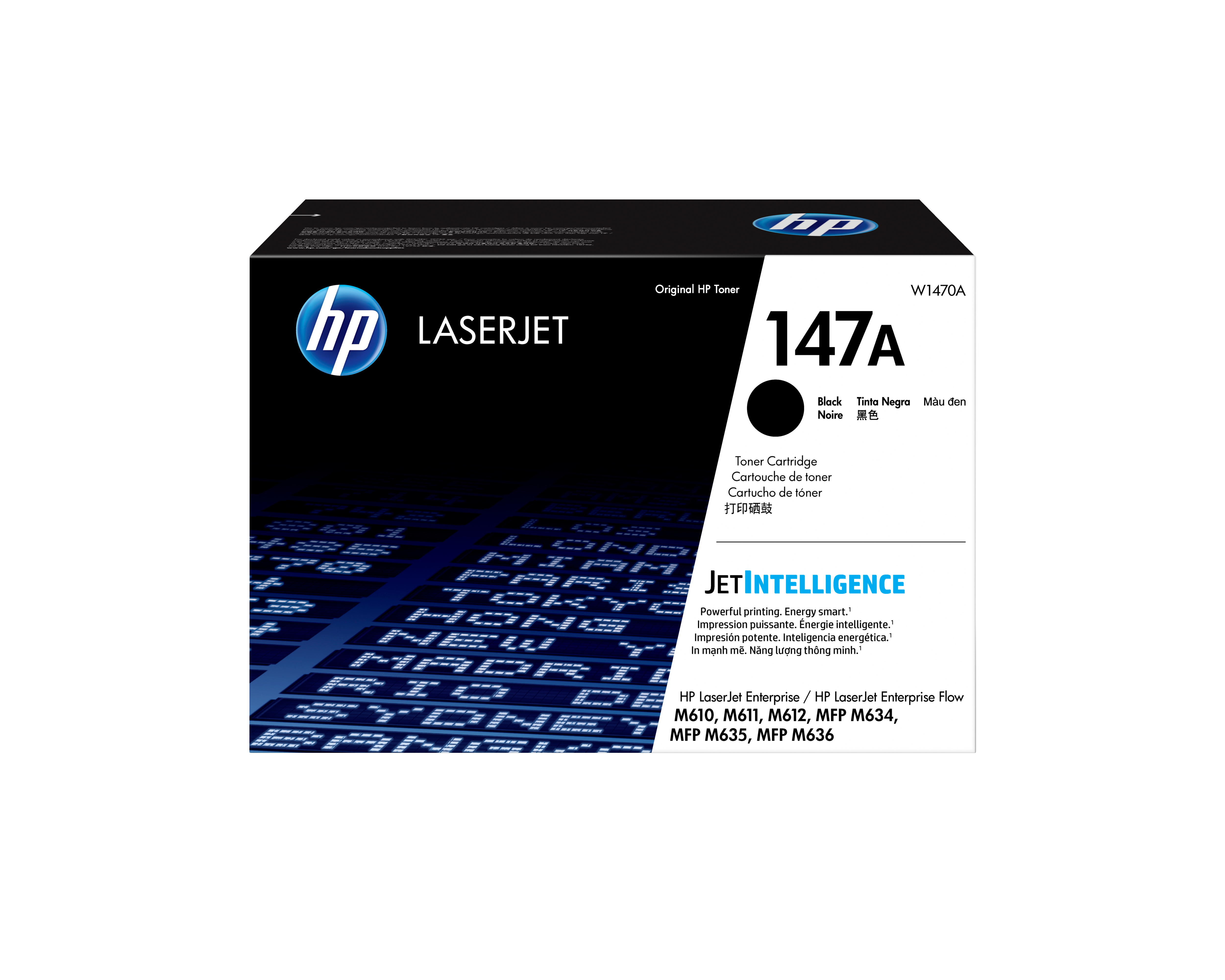 HP 147A Cartouche de toner laser noir originale | W1470A# | Center facing