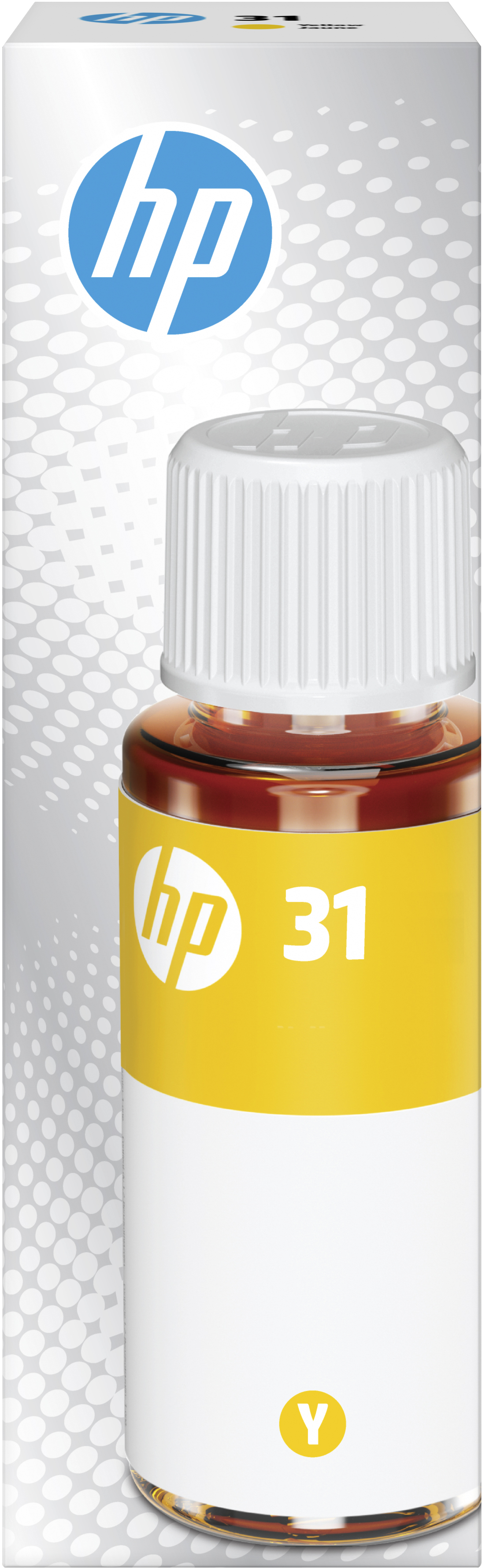 HP 31 Cartouche d’encre en bouteille jaune 70 ml originale | 1VU28AN# | Center facing