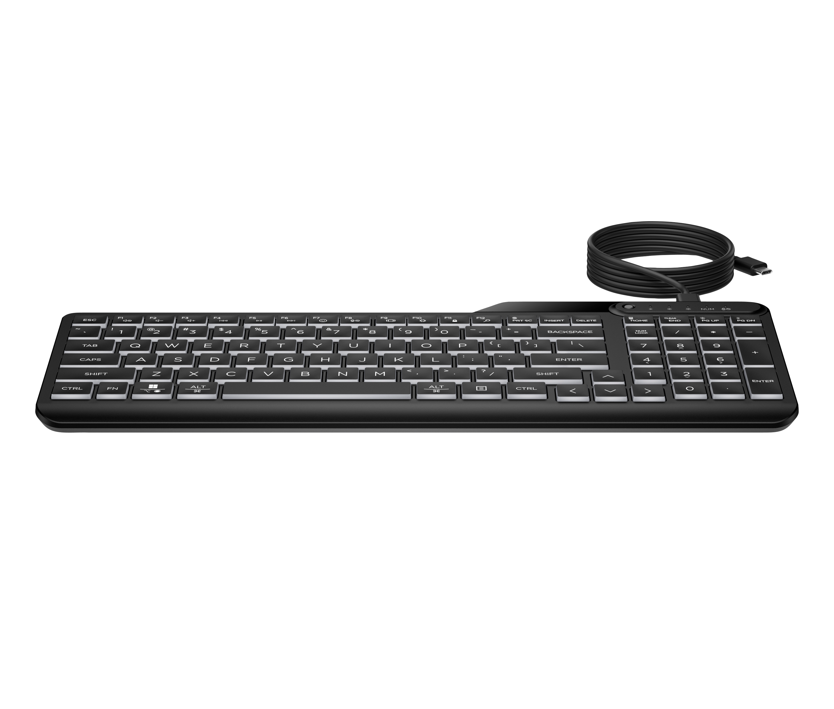 HP 400 Kabelgebundene Tastatur mit Hintergrundbeleuchtung - 7N7C0AA#UUZ