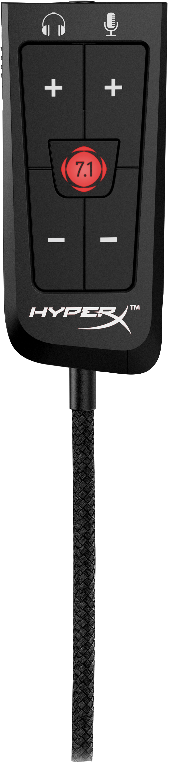 HyperX 7.1 Surround-Soundkarte (Schwarz) – Cloud II | 4P5B2AA# | Center facing