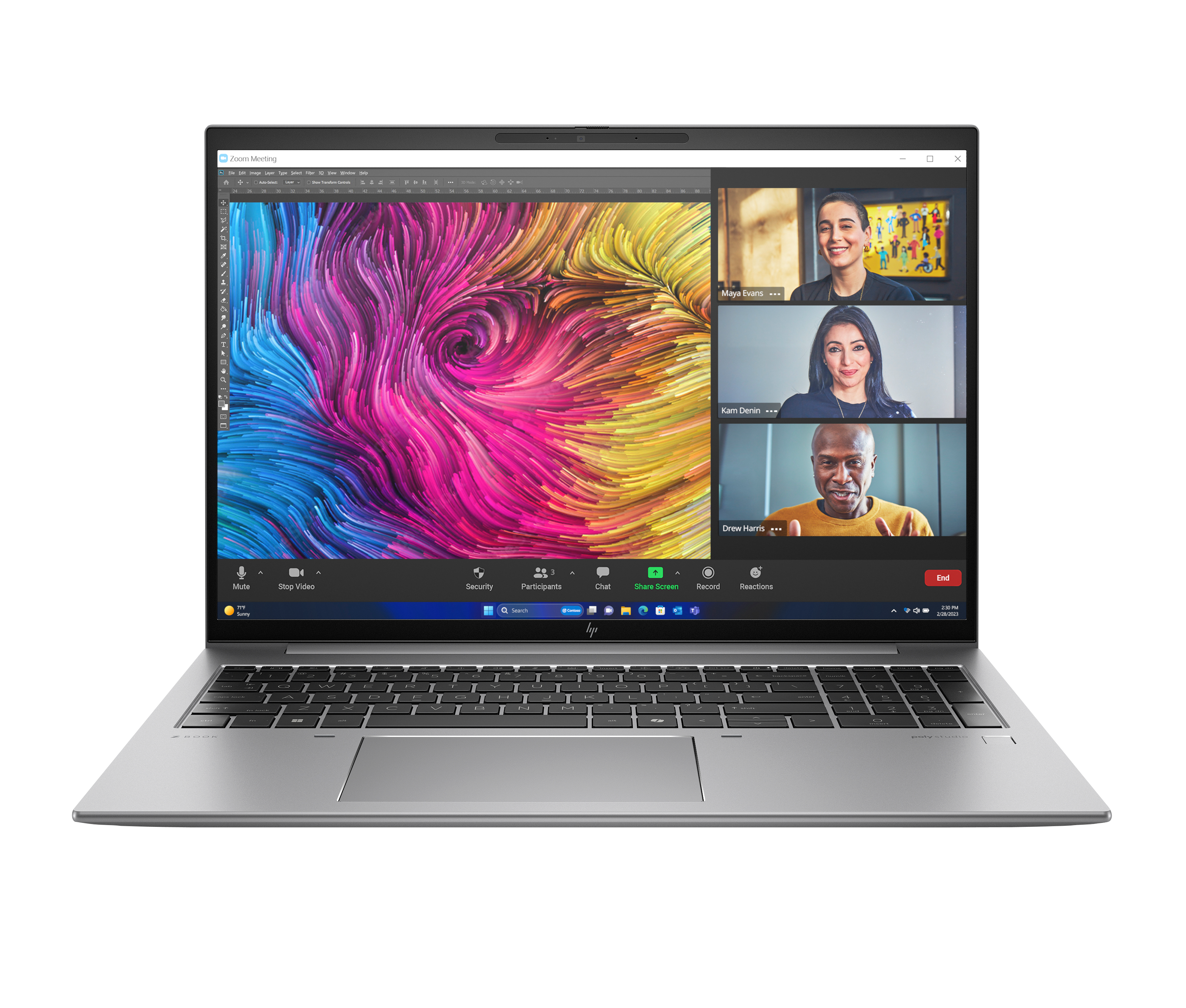 Station de travail mobile HP ZBook Firefly 16 pouces G11 | 98P17ET#UUZ | Stations de travail mobiles | Center facing