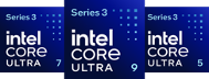 Intel Core Ultra logos
