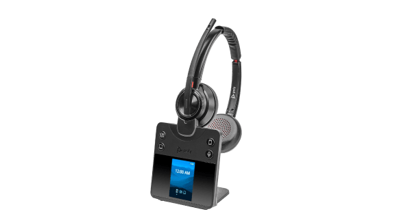 Headset seri kantor nirkabel Poly DECT