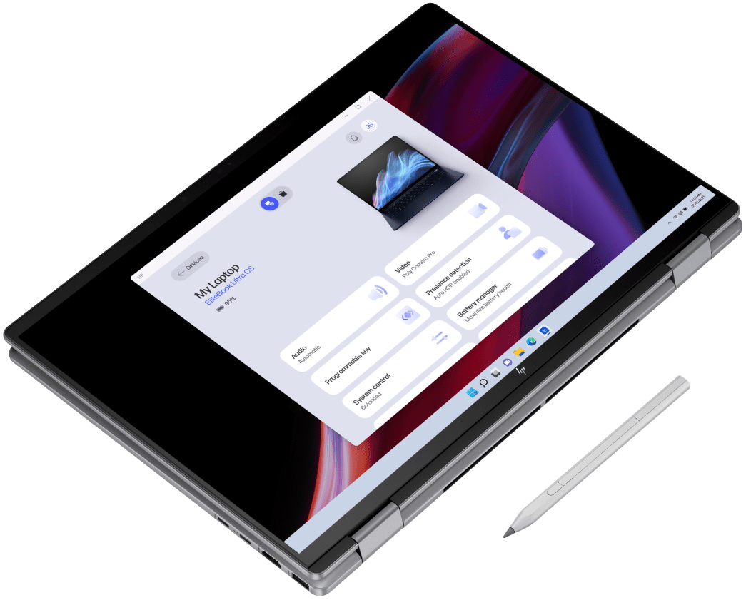 Aplikasi HP di layar tablet