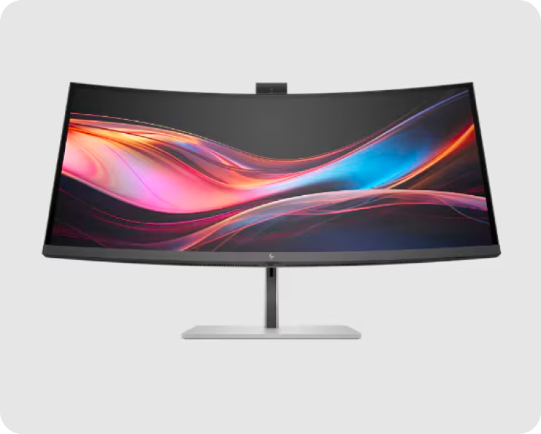 An HP Series 7 Pr 모니터.