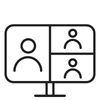 화상 회의 아이콘