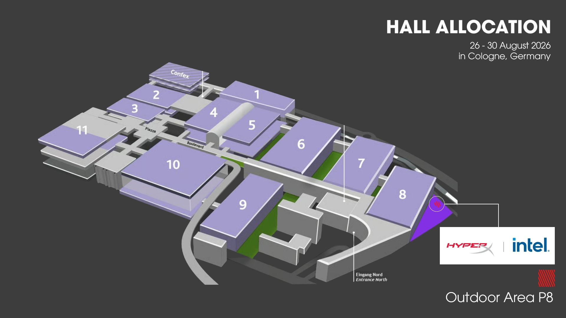 Hall allocation gamescom