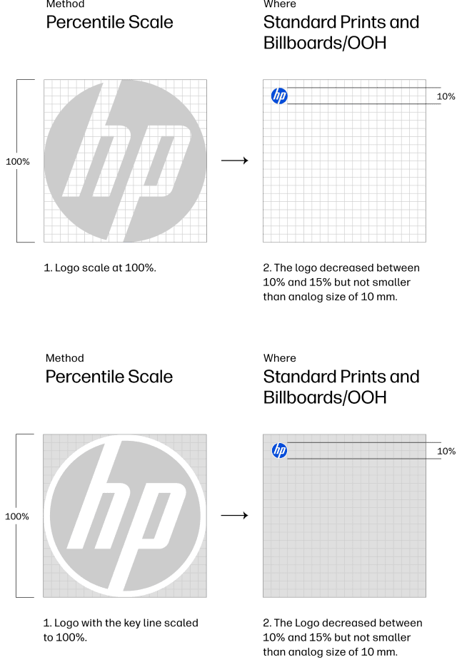 HP Logo Size