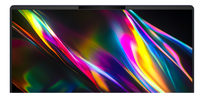 High‑resolution laptop screen with vivid colors designed for clear viewing and everyday work productivity.