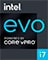 شعار Intel® Evo™ platform.