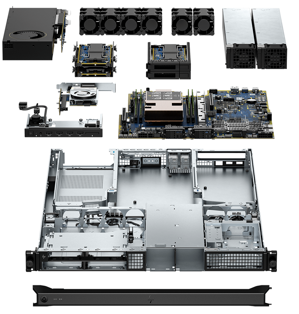 HP Z4 Rack G5, la estación de trabajo rack 1U más potente del mundo