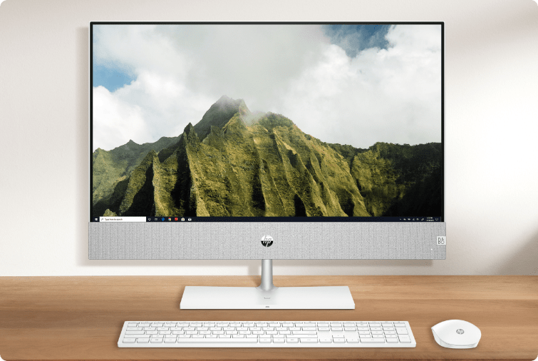 HP Pavilion All-in-One Desktop with wireless keyboard and mouse