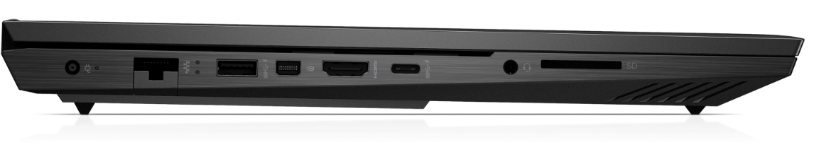 Diagrama de puertos de la laptop OMEN 16