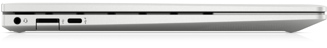 Πλαϊνή όψη ενός HP ENVY με τις διαθέσιμες θύρες