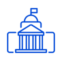 Government sales support icon