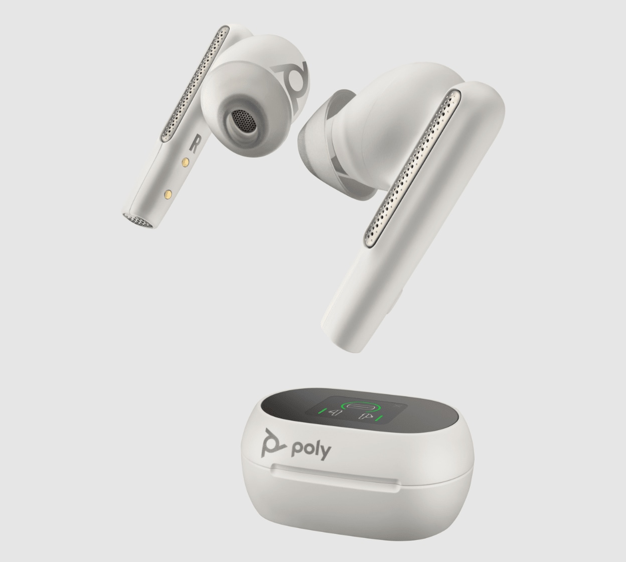 Poly Voyager 4310 - Auriculares inalámbricos UC Bluetooth mono (USB-C) con  soporte de carga - Incluidos con paño de microfibra GTW - Compatible con