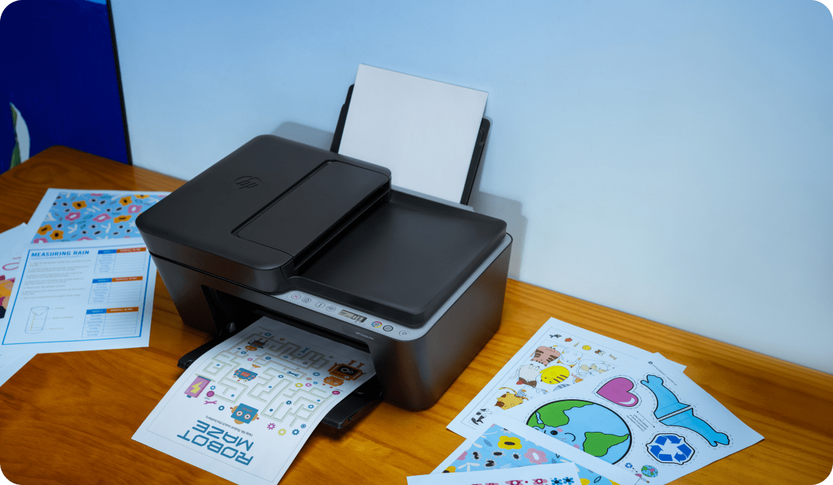 Fichas didáticas da HP