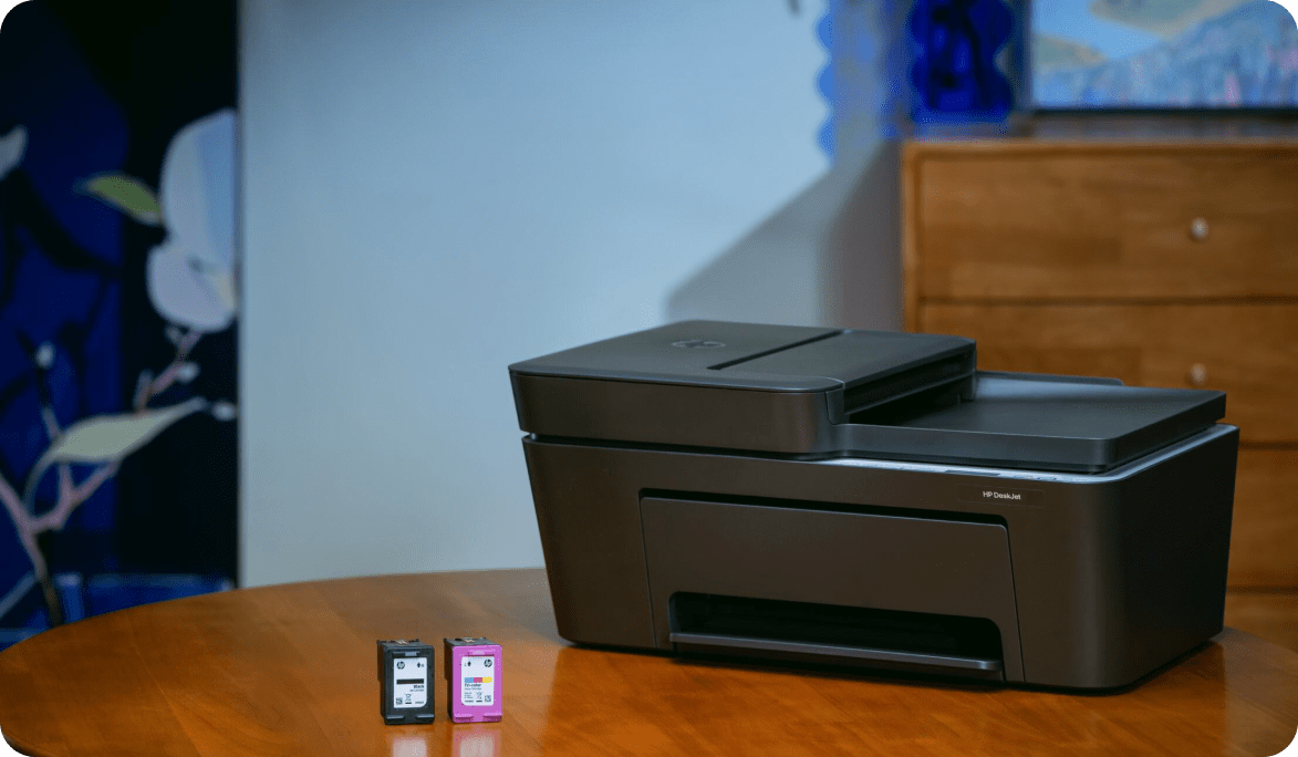 HP Drucker mit Instant Ink Box