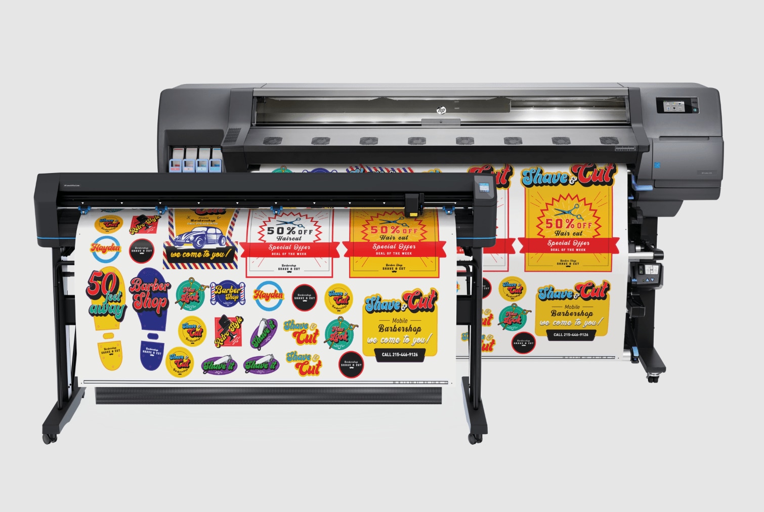 Latex Print and Cut Plus solutions - Printer/Cutter solutions | HP® Site